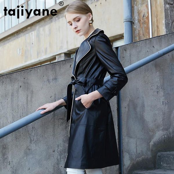 women's leather & faux tajiyane jacket motocycle clothes coats and jackets women sheepskin coat female clothing ss19-1wpy554, Black
women's leather & faux tajiyane jacket motocycle clothes coats and jackets women sheepskin coat female clothing ss19-1wpy554, Black