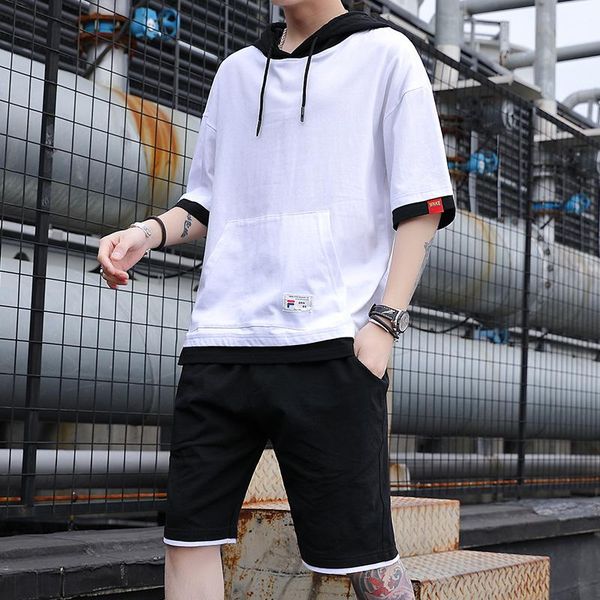 men's tracksuits mens short set 2021 summer trend hoodies+shorts two pieces suit fitness sportswears tracksuit male clothes, Gray
men's tracksuits mens short set 2021 summer trend hoodies+shorts two pieces suit fitness sportswears tracksuit male clothes, Gray
