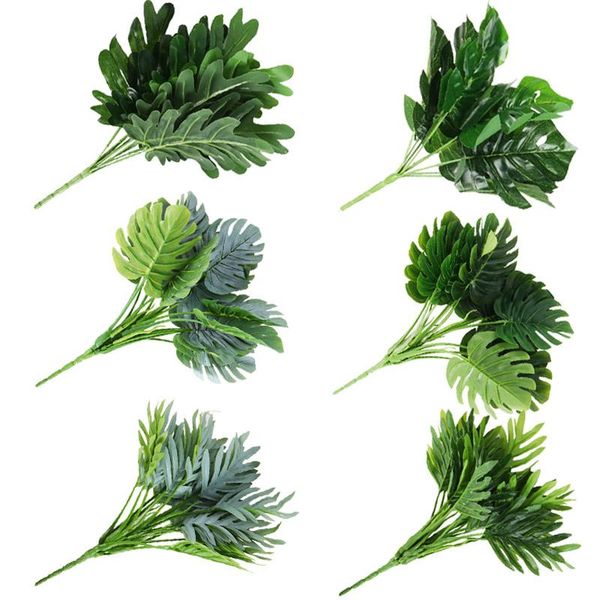 decorative flowers & wreaths artificial plants green palm leaves monstera home garden tropical plastic fake plant decor
decorative flowers & wreaths artificial plants green palm leaves monstera home garden tropical plastic fake plant decor