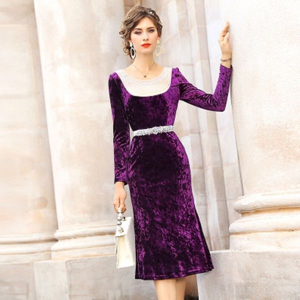 new 2021 solid retro trumpet stitching velvet dress women spring autumn celebrities medium length beading fishtail skirt plus xxxl j9m0, Black;gray
new 2021 solid retro trumpet stitching velvet dress women spring autumn celebrities medium length beading fishtail skirt plus xxxl j9m0, Black;gray