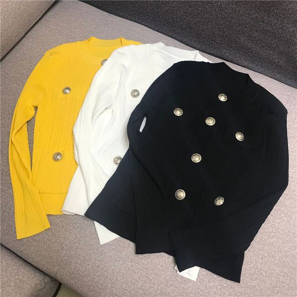 2021 new european runway designers autumn winter vintage o-neck single-breasted knitted sweater women short cardigan femme 6nqj, White;black
2021 new european runway designers autumn winter vintage o-neck single-breasted knitted sweater women short cardigan femme 6nqj, White;black