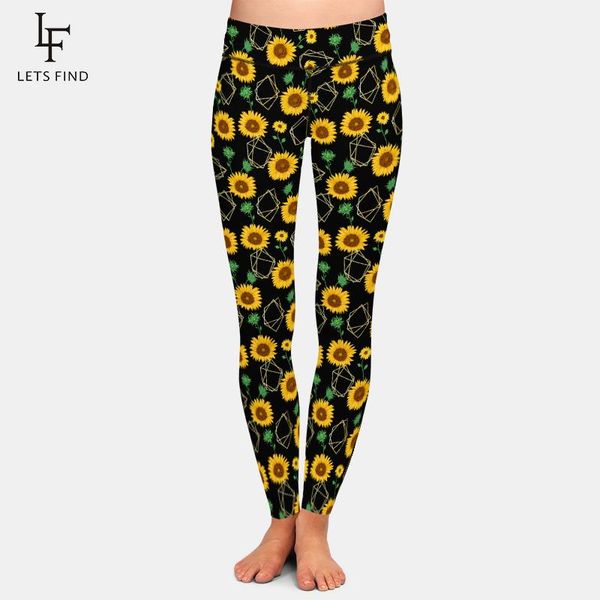 women's leggings letsfind high quaility women pants fashion gold polygon and watercolor sunflower print waist plus size elastic, Black
women's leggings letsfind high quaility women pants fashion gold polygon and watercolor sunflower print waist plus size elastic, Black