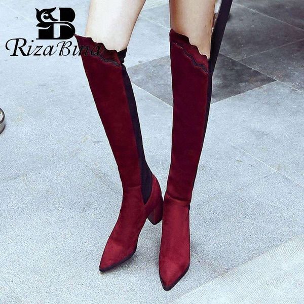 rizabina pointed toe over the knee boots for women winter warm high heels stretch boots women footwear plus size 32 48 football b u2eh#, Black
rizabina pointed toe over the knee boots for women winter warm high heels stretch boots women footwear plus size 32 48 football b u2eh#, Black