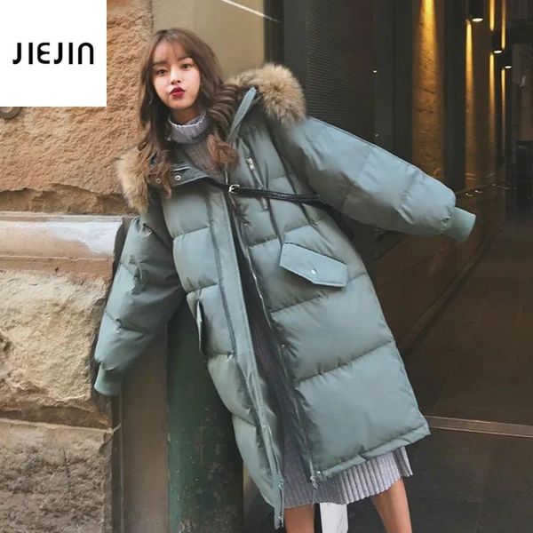 women's down & parkas slim bubble hooded cotton coat ladies parker warm long coats jackets oversized big fur collar thicken jacket oute, Black
women's down & parkas slim bubble hooded cotton coat ladies parker warm long coats jackets oversized big fur collar thicken jacket oute, Black