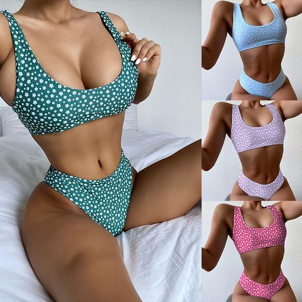 one-piece suits high waist bikinis 2021 floral print swimsuits bandeau swimwear women splicing biquini beachwear sports vest bathing
one-piece suits high waist bikinis 2021 floral print swimsuits bandeau swimwear women splicing biquini beachwear sports vest bathing