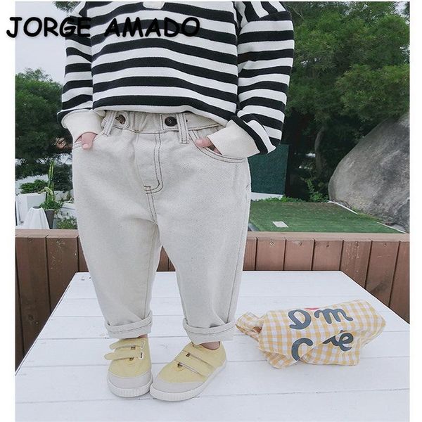 jeans 2021 korean style spring kids boys girls elastic waist solid color pocket denim loose pants clothes e5115, Blue
jeans 2021 korean style spring kids boys girls elastic waist solid color pocket denim loose pants clothes e5115, Blue