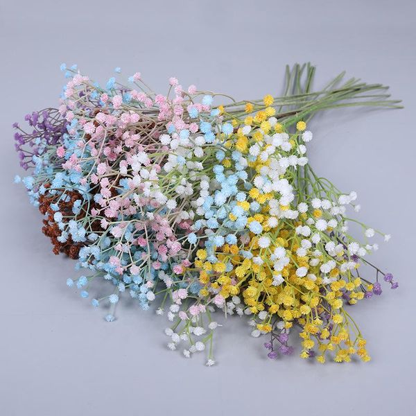 decorative flowers & wreaths artificial baby's breath flower gypsophila wedding set fake plastic home beauty
decorative flowers & wreaths artificial baby's breath flower gypsophila wedding set fake plastic home beauty