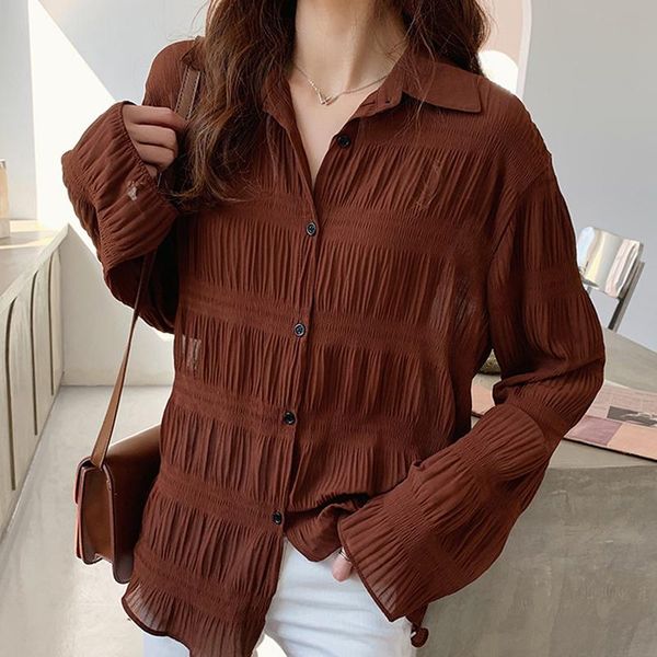 women's blouses & shirts 3xl 4xl plus size blouse women long sleeve woman 2021 turn down collar chiffon shirt blusa c920, White
women's blouses & shirts 3xl 4xl plus size blouse women long sleeve woman 2021 turn down collar chiffon shirt blusa c920, White
