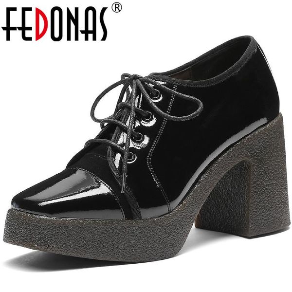 dress shoes fedonas est patent leather platform women's cross tied high heels pumps fashion quality night club party woman, Black
dress shoes fedonas est patent leather platform women's cross tied high heels pumps fashion quality night club party woman, Black