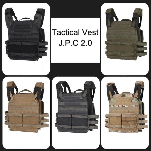 hunting jackets lightweight tactical j.p.c 2.0 molle vest plate carrier paintball combat body armor, Camo;black
hunting jackets lightweight tactical j.p.c 2.0 molle vest plate carrier paintball combat body armor, Camo;black