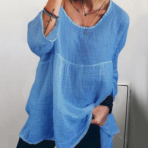women's blouses & shirts women cotton linen solid long sleeve v-neck loose casual beach summer pullover blusa feminina blouse, White
women's blouses & shirts women cotton linen solid long sleeve v-neck loose casual beach summer pullover blusa feminina blouse, White