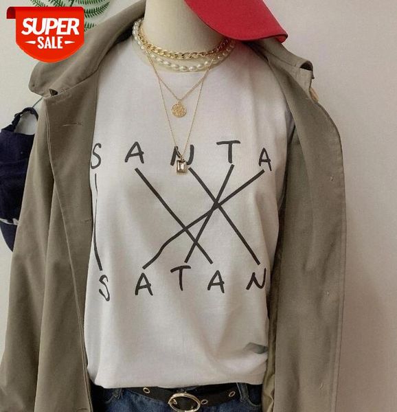 sunfiz HJN Women Tees Funny Women's Tumblr Fashion Santa Satan Funny T-Shirt Cute Short Sleeves TV Show Tee Christmas Gift #kl0E, White
sunfiz HJN Women Tees Funny Women's Tumblr Fashion Santa Satan Funny T-Shirt Cute Short Sleeves TV Show Tee Christmas Gift #kl0E, White