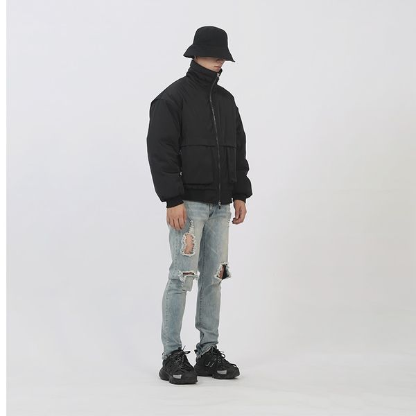 2021 new autumn and winter men's padded stand collar high street short jacket pilot thickened coat casual sports sgxd, White;black
2021 new autumn and winter men's padded stand collar high street short jacket pilot thickened coat casual sports sgxd, White;black