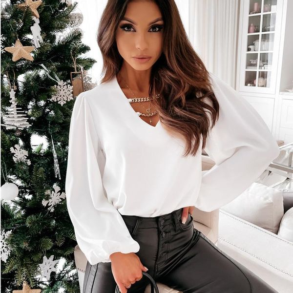women's blouses & shirts white shirt chain v neck blouse 2021 spring women fashion loose solid color lantern sleeve casual and
women's blouses & shirts white shirt chain v neck blouse 2021 spring women fashion loose solid color lantern sleeve casual and
