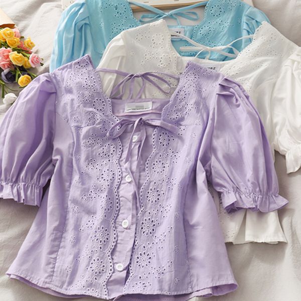 2021 new oumoengka fashion clothing cute short shirt women cotton blouse summer womens and blouses lace patchwork blusas 6elp, White;black
2021 new oumoengka fashion clothing cute short shirt women cotton blouse summer womens and blouses lace patchwork blusas 6elp, White;black