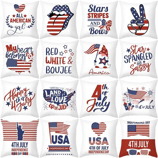 cushion/decorative pillow 2021 summer product independence day pillowcase american national letter flag sofa household goods
cushion/decorative pillow 2021 summer product independence day pillowcase american national letter flag sofa household goods