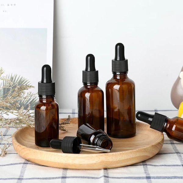 storage bottles & jars 5ml-100ml empty dropper bottle amber essential oil glass liquid brown drop for massage pipette refillabl
storage bottles & jars 5ml-100ml empty dropper bottle amber essential oil glass liquid brown drop for massage pipette refillabl