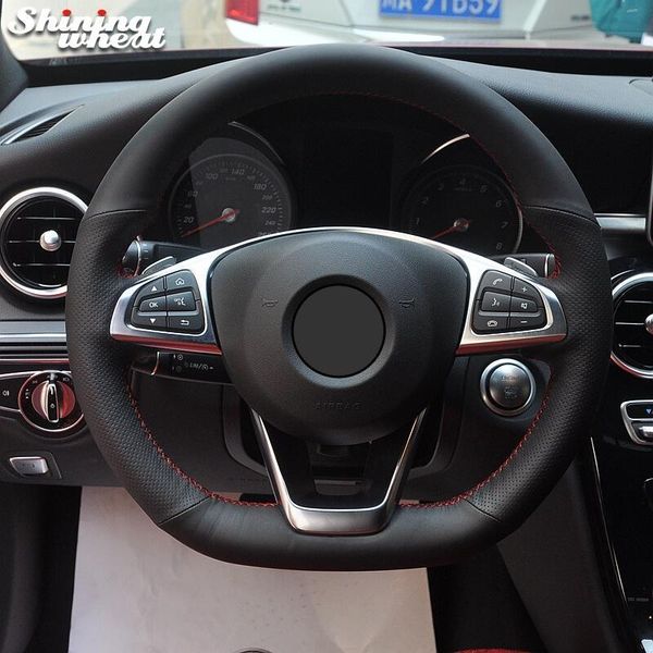 steering wheel covers hand-stitched black genuine leather car cover for - c200 c250 c300 b250 b260 a200 a250 sport cla220
steering wheel covers hand-stitched black genuine leather car cover for - c200 c250 c300 b250 b260 a200 a250 sport cla220