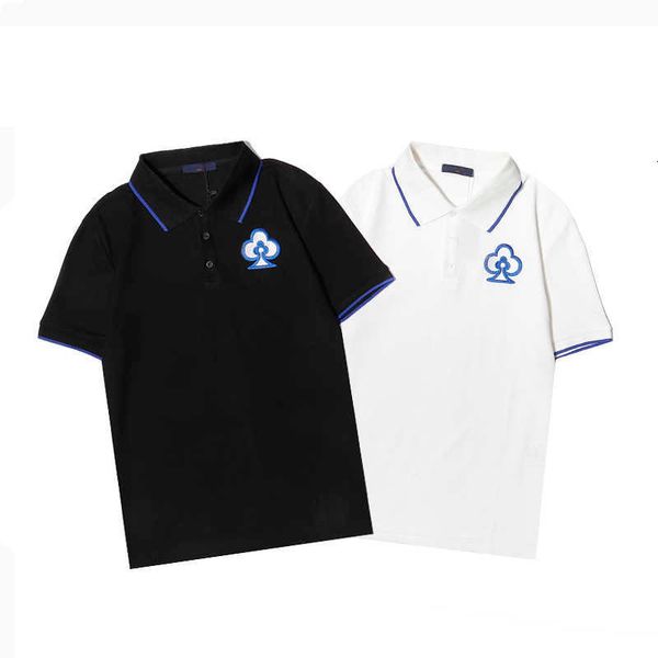 men's t-shirts 2021 male summer lapel business casual shirt embroidered technology pure fashion all-match high quality, White;black
men's t-shirts 2021 male summer lapel business casual shirt embroidered technology pure fashion all-match high quality, White;black