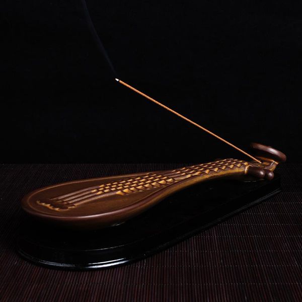 fragrance lamps creative decoration gift handmade ceramic instrument pipa lute incense burner stick holder smell removing dehumid teapet
fragrance lamps creative decoration gift handmade ceramic instrument pipa lute incense burner stick holder smell removing dehumid teapet