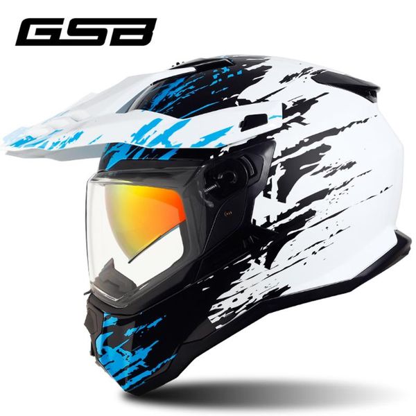 motorcycle helmets gsb flip up helmet full face casco moto double lens road with dual vents removable lining white
motorcycle helmets gsb flip up helmet full face casco moto double lens road with dual vents removable lining white