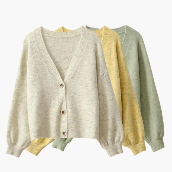 women's knits & tees casual streetwear pull femme coat women autumn long sleeve chic ribbed knitted cardigan sweater, White
women's knits & tees casual streetwear pull femme coat women autumn long sleeve chic ribbed knitted cardigan sweater, White