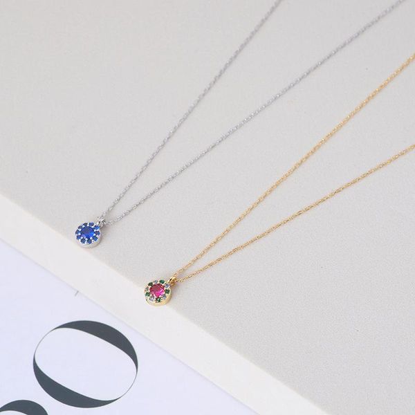 pendant necklaces europe and the united states small fresh design round mosaic spell color mini necklace clavicle chain gift girls, Silver
pendant necklaces europe and the united states small fresh design round mosaic spell color mini necklace clavicle chain gift girls, Silver