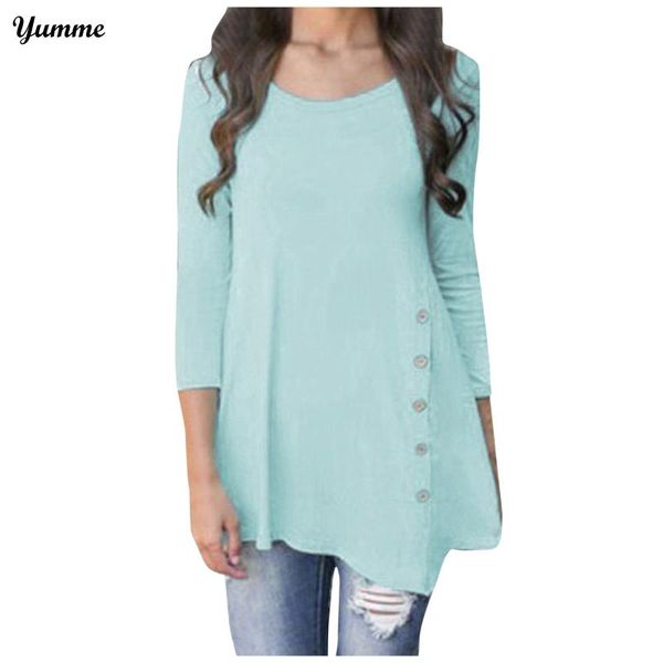 women's t-shirt tshirt women short sleeve loose button trim solid color round neck tunic camiseta female harajuku t shirt #lr4, White
women's t-shirt tshirt women short sleeve loose button trim solid color round neck tunic camiseta female harajuku t shirt #lr4, White