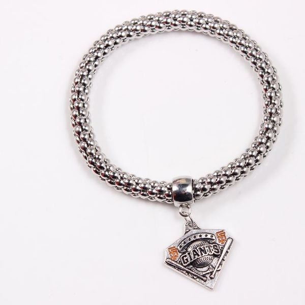 charm bracelets 10pcs/lot baseball sports bracelet san francisco charms giants popcorn chain jewelry for man woman fans, Golden;silver
charm bracelets 10pcs/lot baseball sports bracelet san francisco charms giants popcorn chain jewelry for man woman fans, Golden;silver