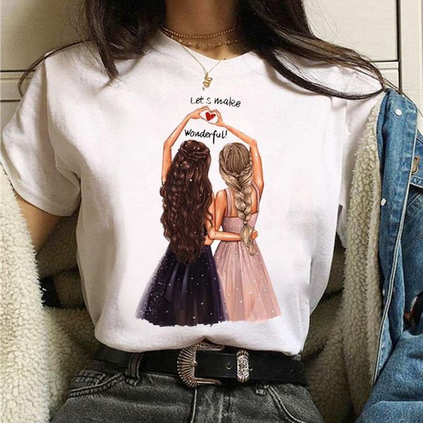 women's t-shirt friends t shirt fashion women girls casual short sleeve female harajuku tee vogue, White
women's t-shirt friends t shirt fashion women girls casual short sleeve female harajuku tee vogue, White