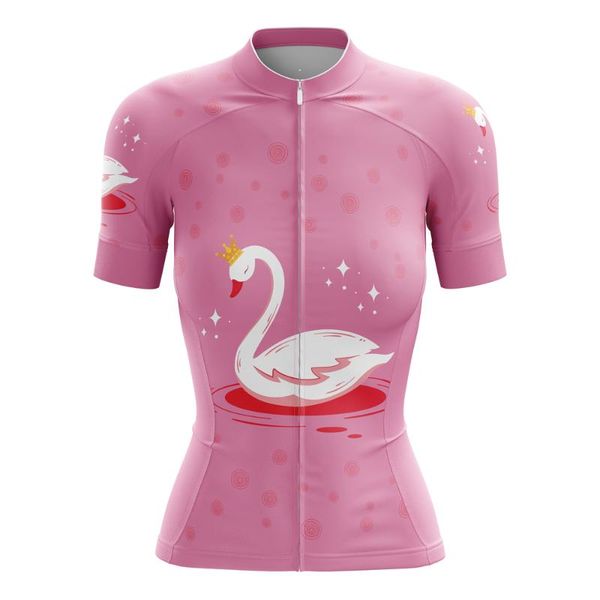 racing jackets women's pink cycling jersey swan pattern bicycle sportswear lovely skin-friendly short sleeve bike shirt top, Black;red
racing jackets women's pink cycling jersey swan pattern bicycle sportswear lovely skin-friendly short sleeve bike shirt top, Black;red