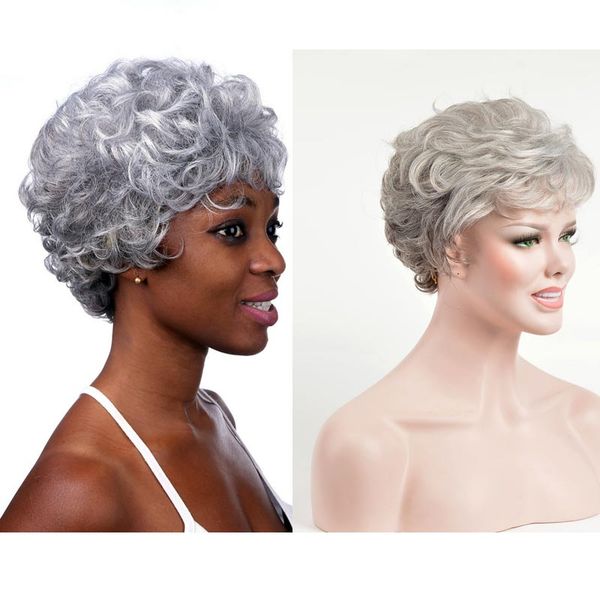 grandmas wig short grey curly wig for white black women synthetic wigs with bangs daily wear real looking full wig
grandmas wig short grey curly wig for white black women synthetic wigs with bangs daily wear real looking full wig
