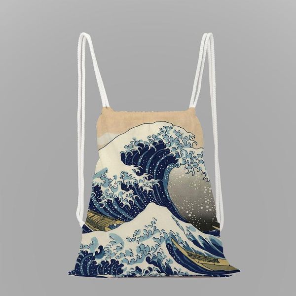 backpack kanagawa surfing polyester travel bag storage clothes shoes cotton drawstring school portable
backpack kanagawa surfing polyester travel bag storage clothes shoes cotton drawstring school portable