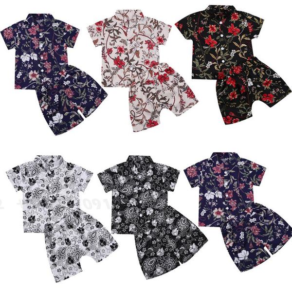 2021 kids baby boy gentleman clothing two piece set lapel short sleeve floral printed button shirt+shorts holiday beach 2pcs set, White
2021 kids baby boy gentleman clothing two piece set lapel short sleeve floral printed button shirt+shorts holiday beach 2pcs set, White