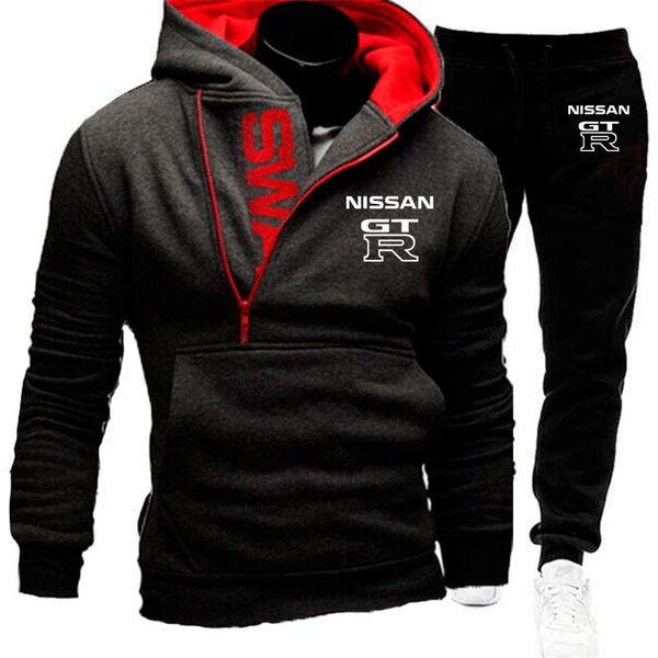 jogging clothing fashion casual cotton men hoodie pullover autumn winter set zipper hoodie+pants fleece thick, Black;red
jogging clothing fashion casual cotton men hoodie pullover autumn winter set zipper hoodie+pants fleece thick, Black;red