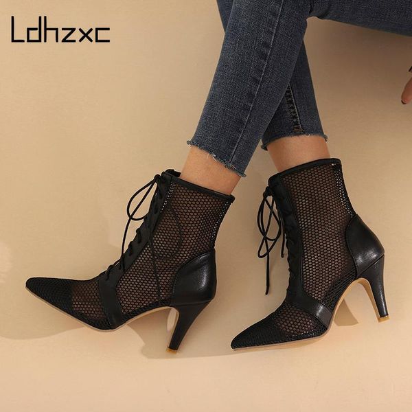 boots ldhzxc 2021 mesh summer women ankle boot high heel pointed toe shoes hollow out back zip black white size33-47
boots ldhzxc 2021 mesh summer women ankle boot high heel pointed toe shoes hollow out back zip black white size33-47