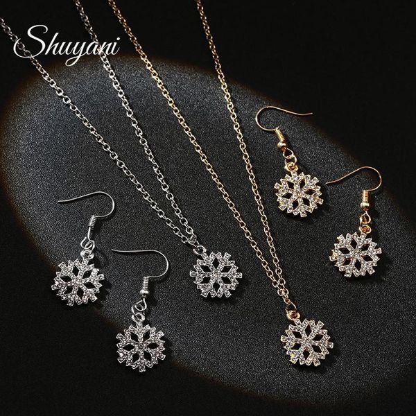 earrings & necklace fashion bride jewelry set full rhinestone snowflake charms pendant hoop accessory factory wholesale, Silver
earrings & necklace fashion bride jewelry set full rhinestone snowflake charms pendant hoop accessory factory wholesale, Silver