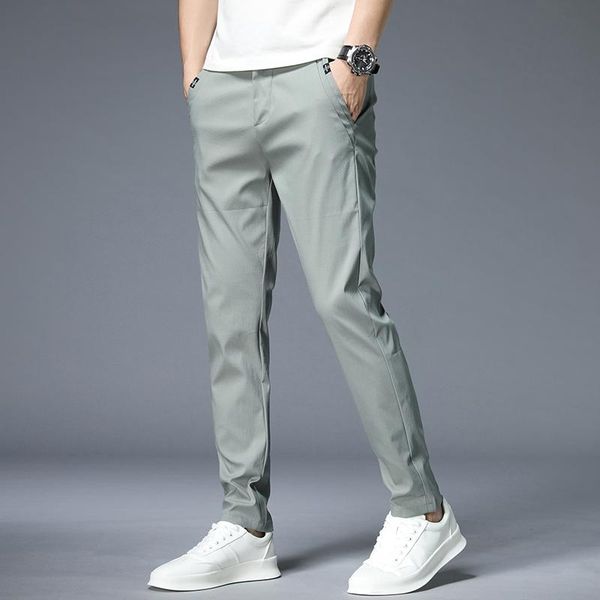 men's pants summer thin casual men 4 colors classic style fashion business slim fit straight cotton solid color brand trousers 38, Black
men's pants summer thin casual men 4 colors classic style fashion business slim fit straight cotton solid color brand trousers 38, Black