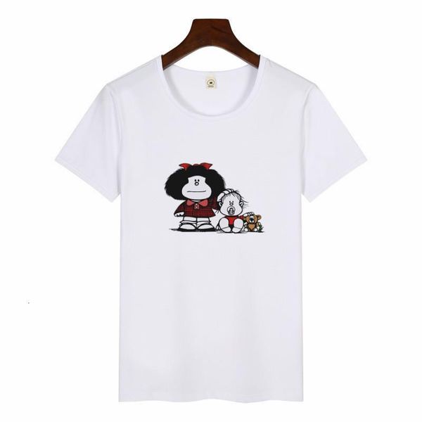 fashion o-neck tshirt harajuku cartoon cute toda mafalda print t shirt 2021 women short sleeve girls casual kawaii t-shirts, White
fashion o-neck tshirt harajuku cartoon cute toda mafalda print t shirt 2021 women short sleeve girls casual kawaii t-shirts, White