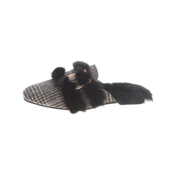 slippers women's muller flat belt buckle decoration autumn and winter fashion female warm women shoes, Black
slippers women's muller flat belt buckle decoration autumn and winter fashion female warm women shoes, Black