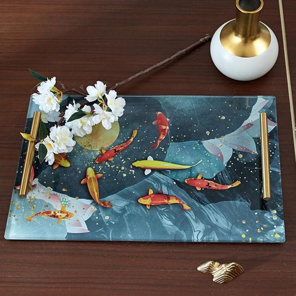 kitchen storage & organization art luxury glass tray with binaural handle fruit tea cup box jewelry necklace display home decoration
kitchen storage & organization art luxury glass tray with binaural handle fruit tea cup box jewelry necklace display home decoration
