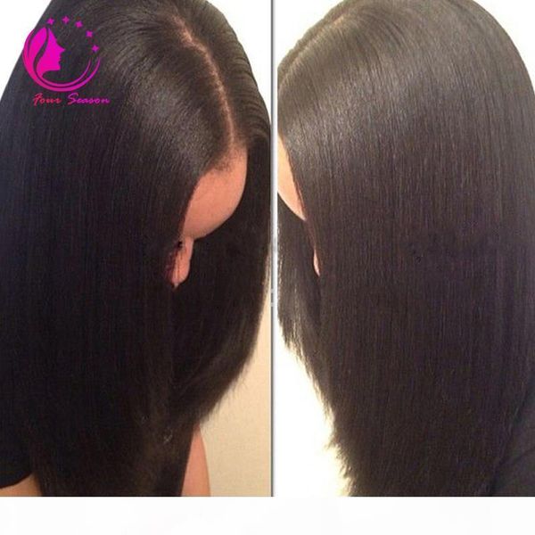 brazilian light italian yaki silk full lace wigs 4x4 yaki straight silk base lace front wigs with baby hair for black women, Black;brown
brazilian light italian yaki silk full lace wigs 4x4 yaki straight silk base lace front wigs with baby hair for black women, Black;brown
