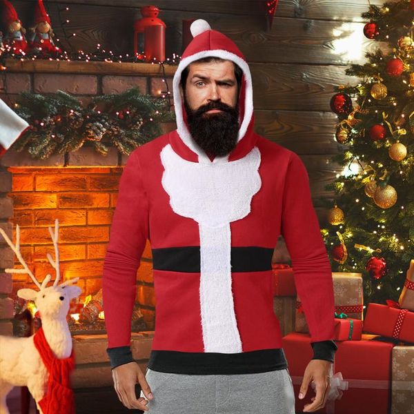 men's hoodies & sweatshirts winter santa claus hooded hoodie 2021 happy year pullover classic patchwork fleece sudaderas homme, Black
men's hoodies & sweatshirts winter santa claus hooded hoodie 2021 happy year pullover classic patchwork fleece sudaderas homme, Black