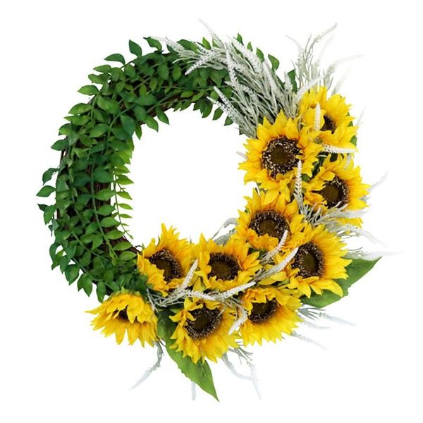 artificial sunflower wreath for front door wall hanging window wedding party indoor outdoor home decor
artificial sunflower wreath for front door wall hanging window wedding party indoor outdoor home decor