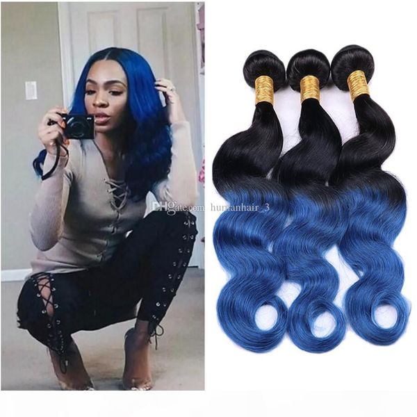 brazilian ombre body wave virgin hair bundles 3pcs two tone remy human hair weaves 8a 1b blue peruvian indian malaysian virgin hair, Black;brown
brazilian ombre body wave virgin hair bundles 3pcs two tone remy human hair weaves 8a 1b blue peruvian indian malaysian virgin hair, Black;brown
