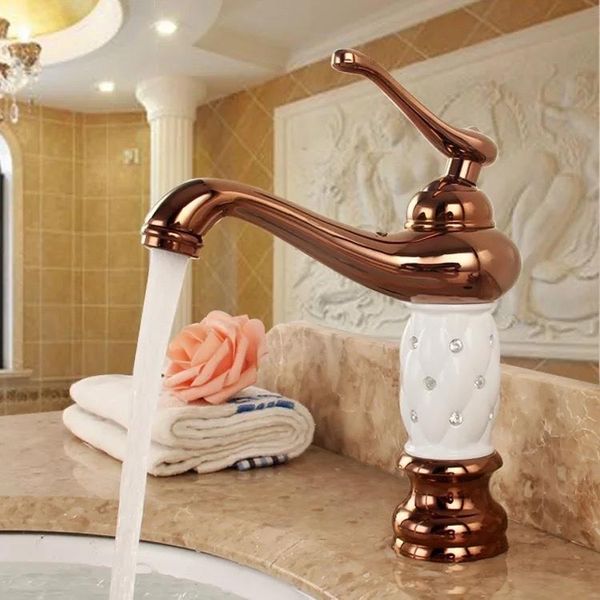 bathroom sink faucets basin brass rose golden white deck mounted faucet single porcelain handle bath toilet mixer water taps
bathroom sink faucets basin brass rose golden white deck mounted faucet single porcelain handle bath toilet mixer water taps