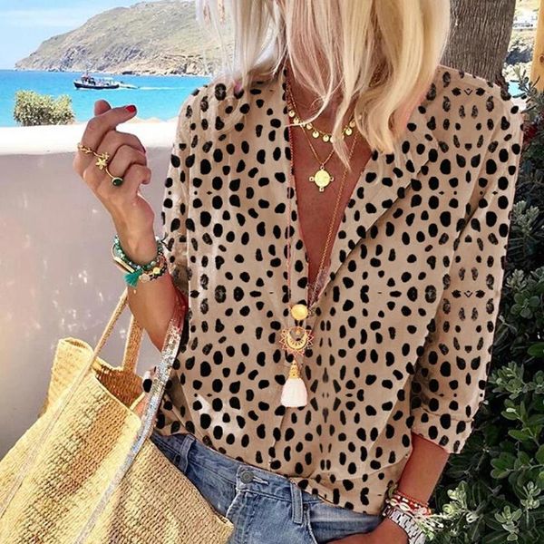 2021 new style women's casual v-neck blouse half flare sleeve long shirt ladies irregular leopard print and blouse sum bb3m, White
2021 new style women's casual v-neck blouse half flare sleeve long shirt ladies irregular leopard print and blouse sum bb3m, White