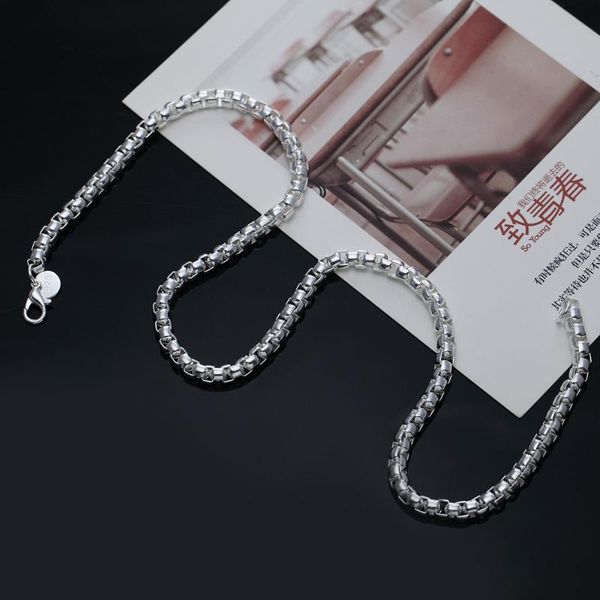 chains 925 sterling silver 5mm round box necklaces classic jewelry 20/24 inches for men woman chain wedding party christmas gifts
chains 925 sterling silver 5mm round box necklaces classic jewelry 20/24 inches for men woman chain wedding party christmas gifts