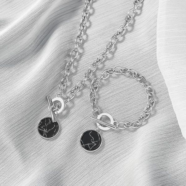pendant necklaces kmvexo minimalist casual ne chain nelaces for women round marble pendants hiphop female fashion jewelry nelace naszyjnik, Silver
pendant necklaces kmvexo minimalist casual ne chain nelaces for women round marble pendants hiphop female fashion jewelry nelace naszyjnik, Silver