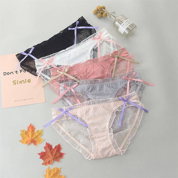 low waist lace transparent sweet women's underwear antibacterial cotton crotch briefs 845, Black;pink
low waist lace transparent sweet women's underwear antibacterial cotton crotch briefs 845, Black;pink